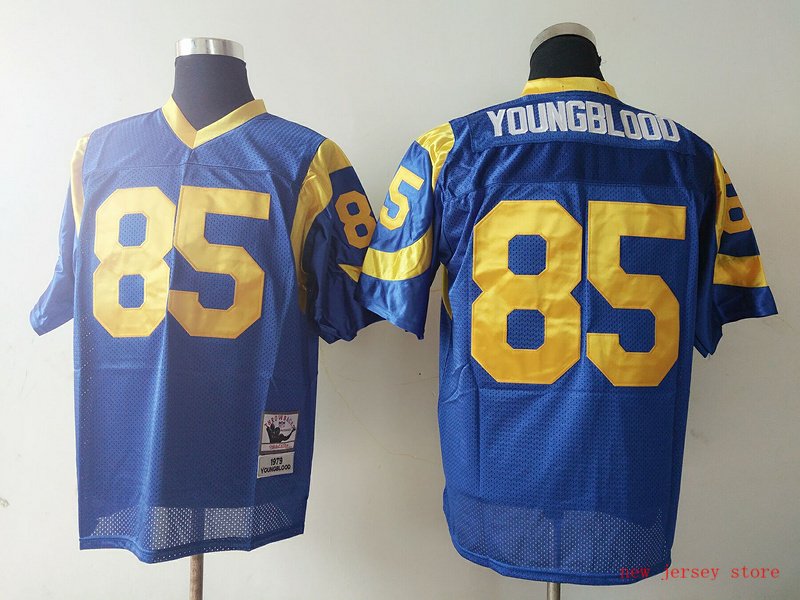 St. Louis Rams 85 Jack Youngblood Football Jerseys-2