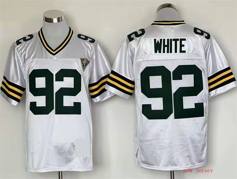 Green Bay Packers 92 Reggie White Football Jerseys