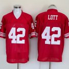 San Francisco 49ers 42 Ronnie Lott Football Jerseys