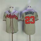 Atlanta Braves 23 David Justice Baseball Jerseys-1