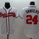 Atlanta Braves 24 Deion Sanders Baseball Jerseys-9