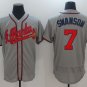 Atlanta Braves 7 Dansby Swanson Baseball Jerseys-11