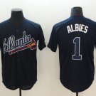 Atlanta Braves 1 Ozzie Albies Baseball Jerseys-6