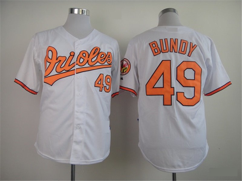 Baltimore Orioles 49 Dylan Bundy Baseball Jerseys-2