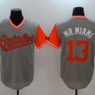 Baltimore Orioles 13 Mr. Miami Baseball Jerseys