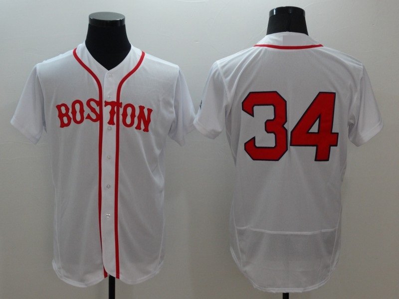 Boston Red Sox 34 David Ortiz Baseball Jerseys-7