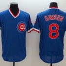 Chicago Cubs 8 Andre Dawson Baseball Jerseys-2