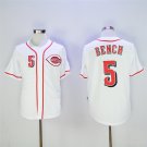 Cincinnati Reds 5 Johnny Bench Baseball Jerseys-2