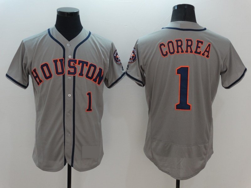 Houston Astros 1 Carlos Correa Baseball Jerseys-5