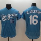 Kansas City Royals 16 Bo Jackson Baseball Jerseys-5