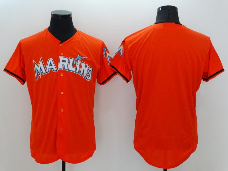 Miami Marlins Blank Baseball Jerseys-1