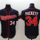 Minnesota Twins 34 Kirby Puckett Baseball Jerseys-5