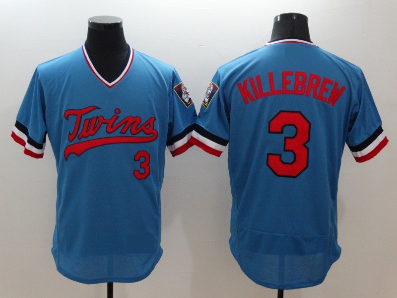 Minnesota Twins 3 Harmon Killebrew Baseball Jerseys-1
