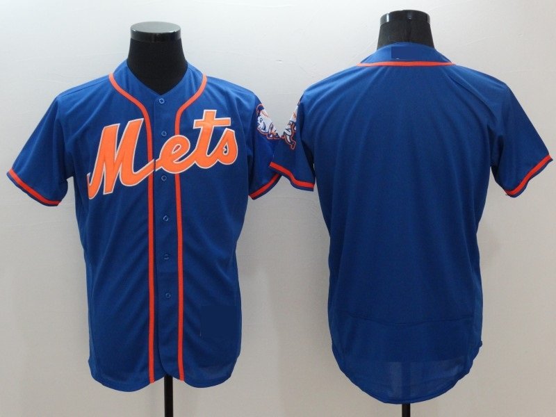 New York Mets Blank Baseball Jerseys-7