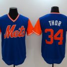 New York Mets 34 Noah Syndergaard Baseball Jerseys-4