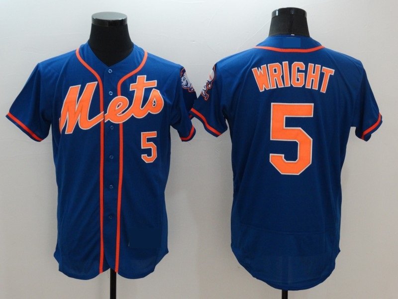 New York Mets 5 David Wright Baseball Jerseys-3
