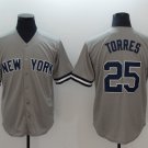 New York Yankees 25 Gleyber Torres Baseball Jerseys-4