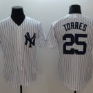 New York Yankees 25 Gleyber Torres Baseball Jerseys-3