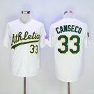 Oakland Athletics 33 Jose Canseco Baseball Jerseys-2