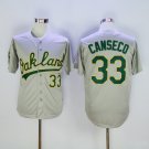 Oakland Athletics 33 Jose Canseco Baseball Jerseys-1