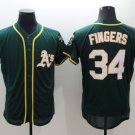 Oakland Athletics 34 Rollie Fingers Baseball Jerseys-1