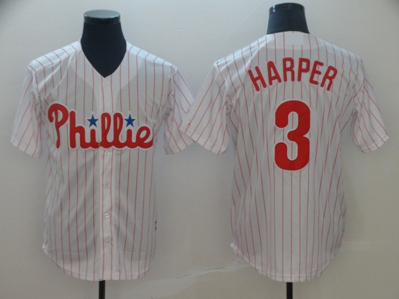 Philadelphia Phillies 3 Bryce Harper Baseball Jerseys-6