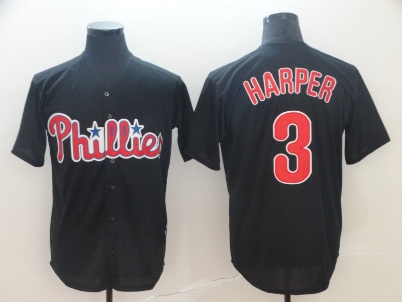 Philadelphia Phillies 3 Bryce Harper Baseball Jerseys-4