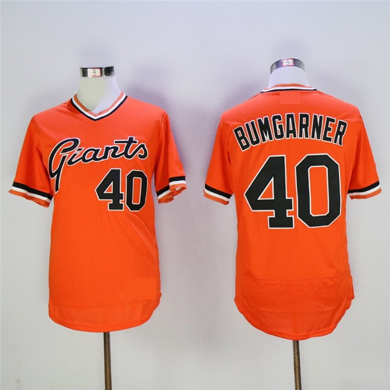 San Francisco Giants 40 Madison Bumgarner Baseball Jerseys-5