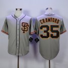 San Francisco Giants 35 Brandon Crawford Baseball Jerseys-4