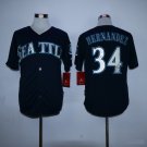 Seattle Mariners 34 Felix Hernandez Baseball Jerseys-5