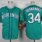 Seattle Mariners 34 Felix Hernandez Baseball Jerseys-4