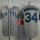 Seattle Mariners 34 Felix Hernandez Baseball Jerseys-3