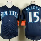 Seattle Mariners 15 Kyle Seager Baseball Jerseys-4