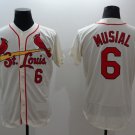 St. Louis Cardinals 6 Stan Musial Baseball Jerseys-2
