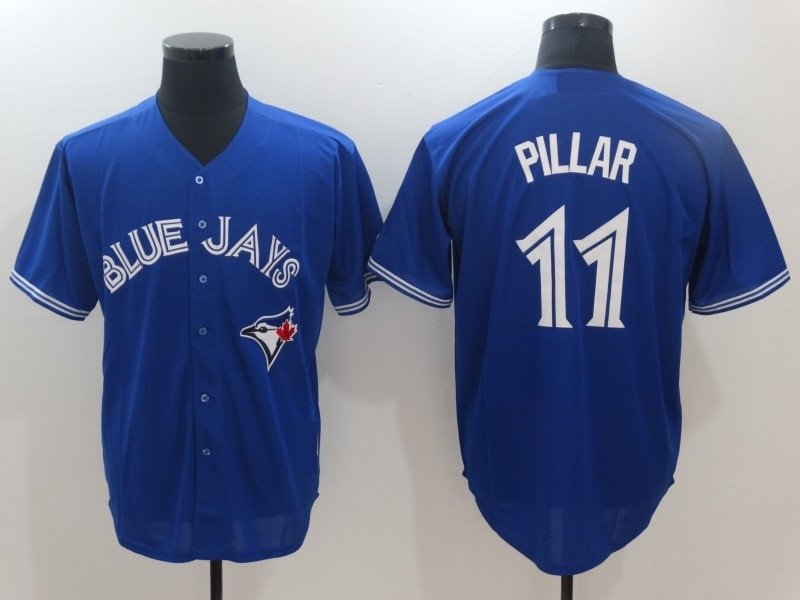 Toronto Blue Jays 11 Kevin Pillar Baseball Jerseys-4