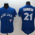 Toronto Blue Jays 21 Michael Saunders Baseball Jerseys