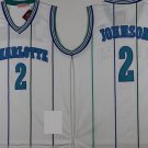 Charlotte Hornets 2 Larry Johnson Basketball Jerseys-4