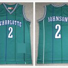 Charlotte Hornets 2 Larry Johnson Basketball Jerseys-2