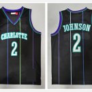 Charlotte Hornets 2 Larry Johnson Basketball Jerseys-1