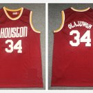 Houston Rockets 34 Hakeem Olajuwon Basketball Jerseys-4