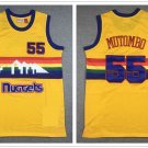 Denver Nuggets 55 Dikembe Mutombo Basketball Jerseys-4