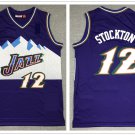 Utah Jazz 12 John Stockton Basketball Jerseys-3