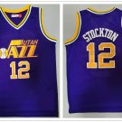 Utah Jazz 12 John Stockton Basketball Jerseys-1