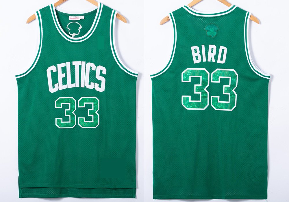 Boston Celtics 33 Larry Bird Basketball Jerseys-8