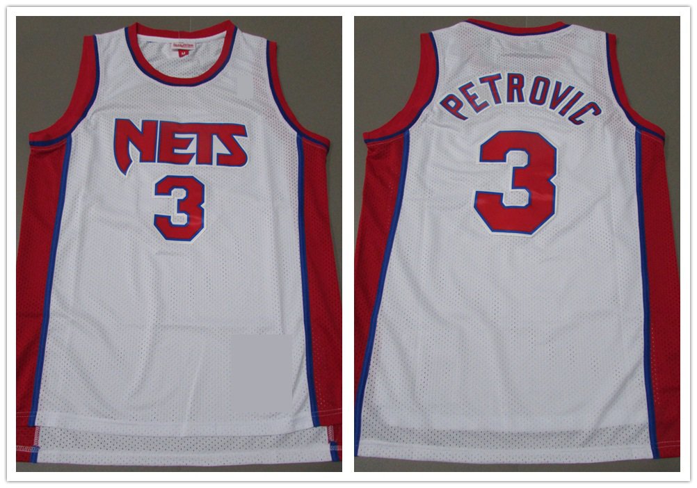 Brooklyn Nets 3 Alex Petrovic Basketball Jerseys-2