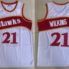 Atlanta Hawks 21 Dominique Wilkins Basketball Jerseys-6