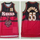 Atlanta Hawks 55 Dikembe Mutombo Basketball Jerseys-2