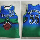 Atlanta Hawks 55 Dikembe Mutombo Basketball Jerseys-1