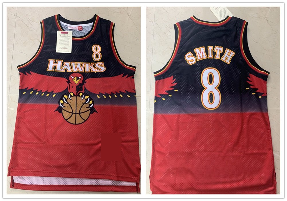Atlanta Hawks 8 Steve Smith Basketball Jerseys-2