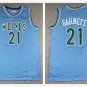 Minnesota Timberwolves 21 Kevin Garnett Basketball Jerseys-4